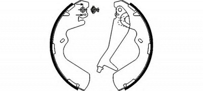 HELLA PAGID 8db355002291 -  Комплект тормозных колодок